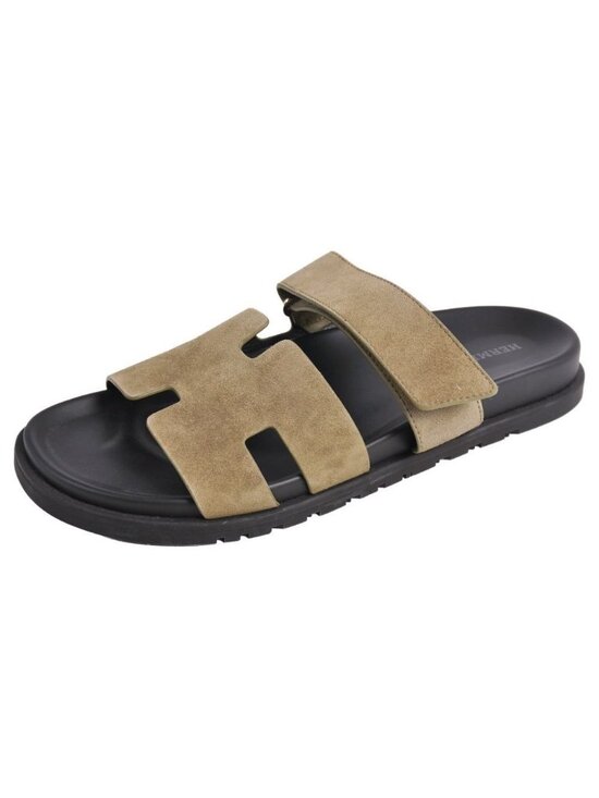 Hermes Sandals Chypre Logo Leather Shoes main image 8